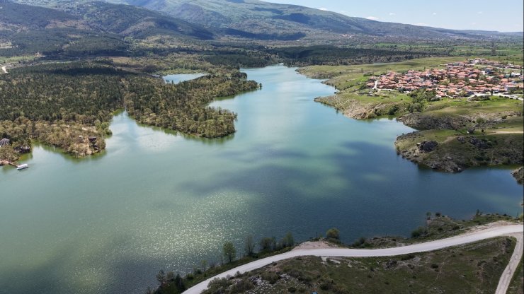 Kütahya’daki Enne Barajı 3 yıl aradan sonra yüzde 100 doluluk oranına ulaştı