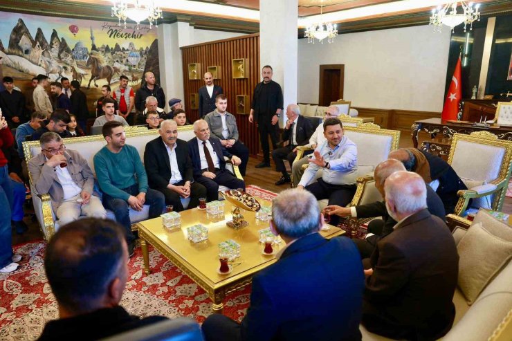 Nevşehir Belediyesinde bayramlaşma maratonu