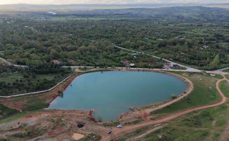 Kütahya’da yağış bereketi gölete yansıdı