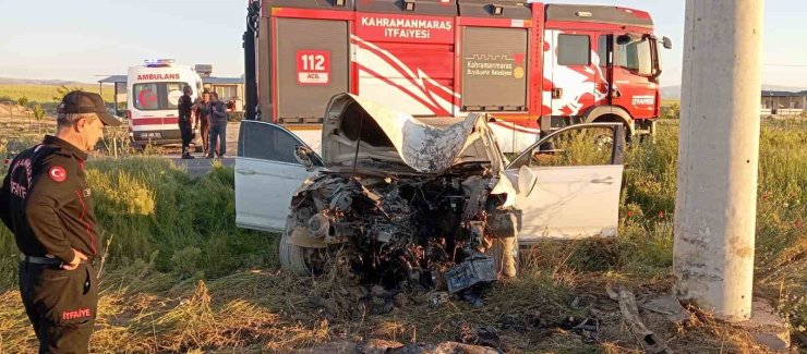 Kahramanmaraş’ta kaza: 1 yaralı