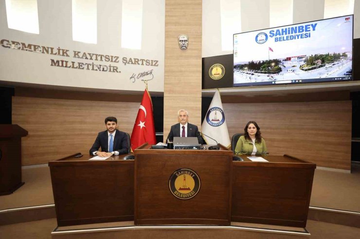Şahinbey Belediyesi Haziran ayı meclis toplantısı yapıldı