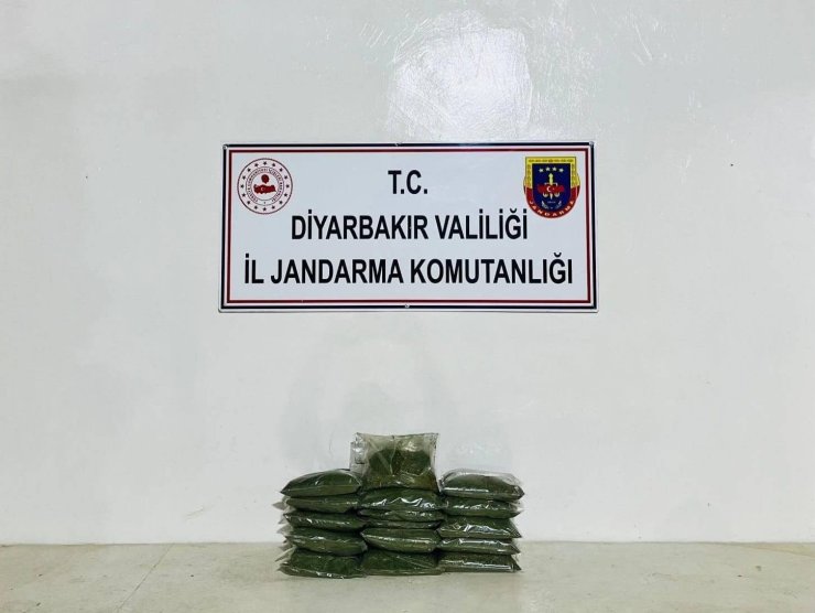 Diyarbakır’da 21 kilo uyuşturucu ele geçirildi