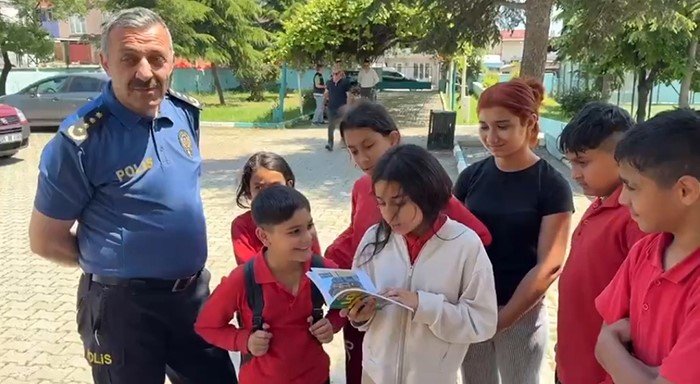 Tekirdağ Emniyet Müdürü Turanlı, Aydoğdu Mahallesi’nde öğrencilerle buluştu