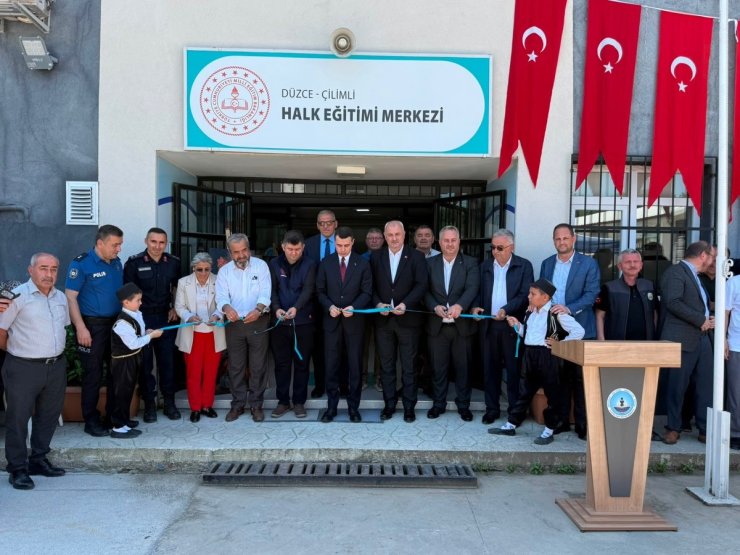 Çilimli’de hayat boyu öğrenmeye modern merkez