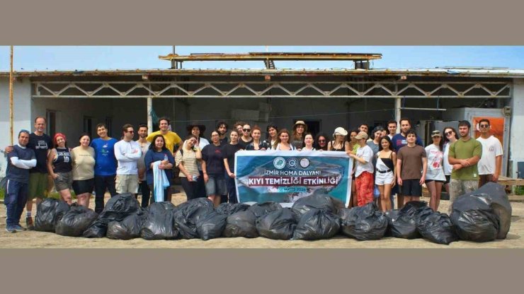 Homa Dalyanı’nda 2 ton atık temizlendi