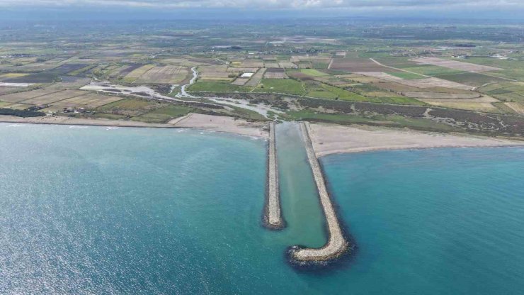 Çarşamba Dumanlı Denize Çıkış Yapısı tamamlandı