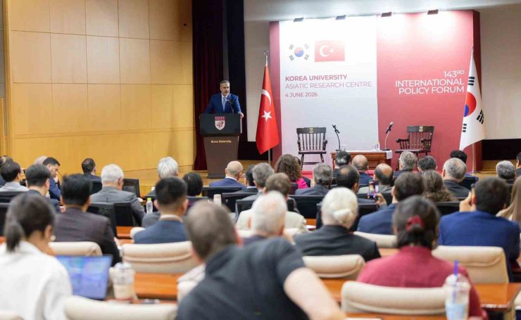 Bakan Fidan, Kore Üniversitesi’nde 143. Uluslararası Politika Forumu’nda hitapta bulundu