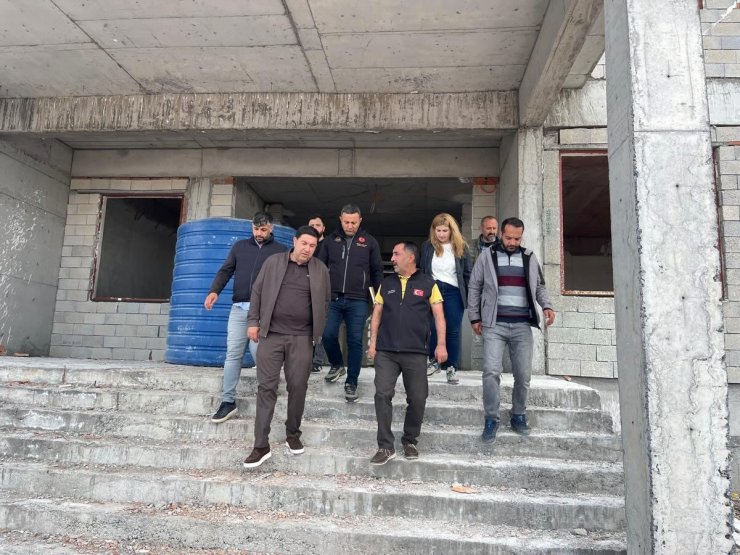 Kars’ta eğitim yatırımları yükseliyor: GAMP Lisesi ve Tarım Lisesi inşaatlarında inceleme