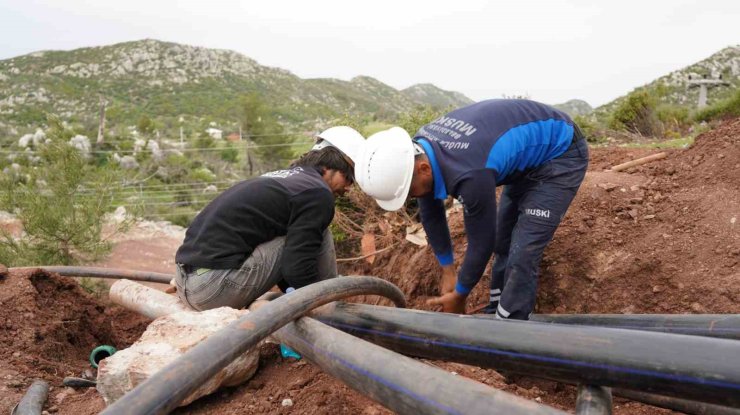 Marmaris Orhaniye ve Osmaniye Mahallelerinin su sorununu çözüldü