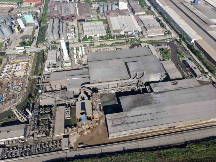 Samsun’da 3 işçinin hayatını kaybettiği fabrika havadan görüntülendi