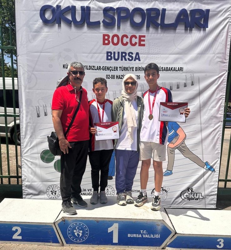 Eskişehir’i temsil eden sporculardan Bocce Türkiye Şampiyonası’nda önemli başarı