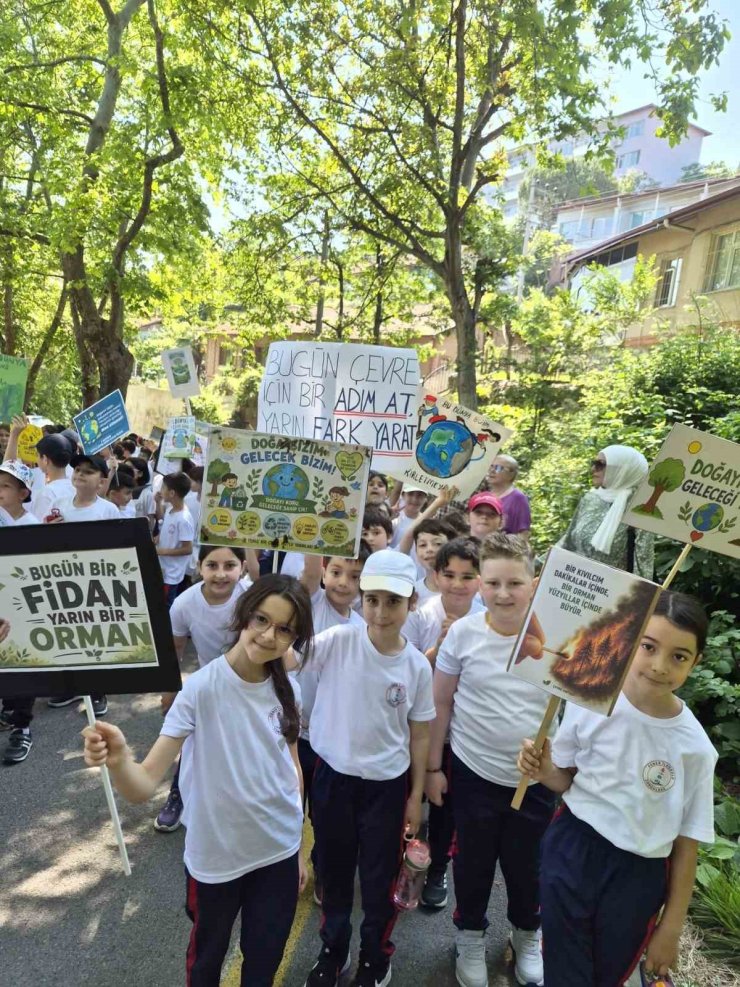 5 Haziran Dünya Çevre Günü kapsamında yürüyüş düzenlendi