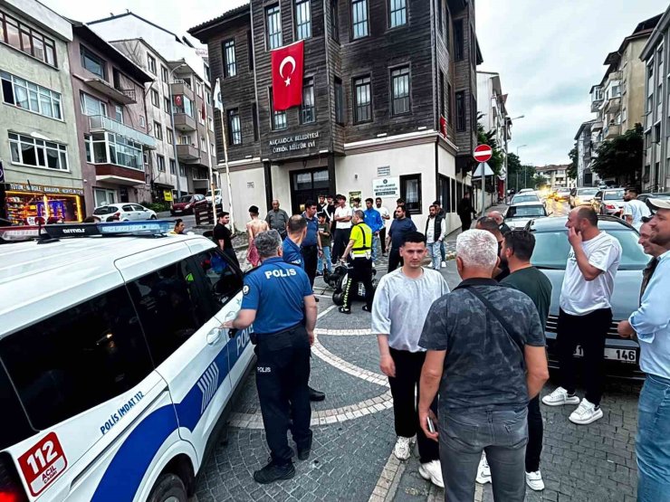 Polisin dur ihtarına uymadı, araçlara çarpınca yakalandı