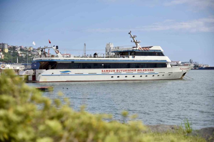 Samsun gezinti gemileri, yeni sezonda turlara başladı