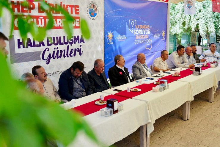 Darende’de vatandaş buluşması