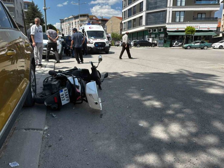 Tavşanlı’da trafik kazası, 2 yaralı