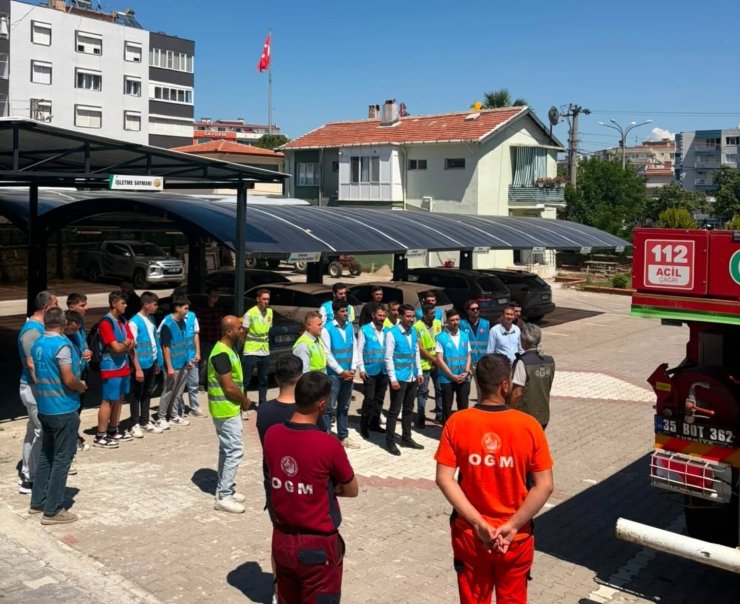 Aliağa Ülkü Ocakları’na uygulamalı orman yangınları eğitimi