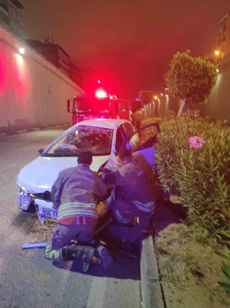 İskenderun’da trafik kazası: 1 yaralı