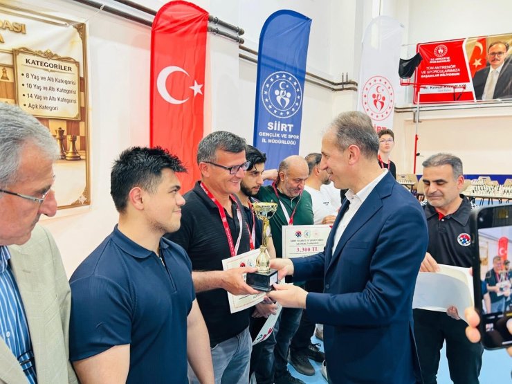 Siirt TSO Satranç Turnuvası tamamlandı