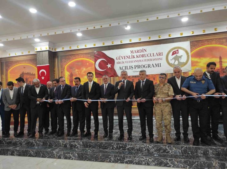 Mardin Güvenlik Korucuları Birlik ve Dayanışma Federasyonu kuruldu