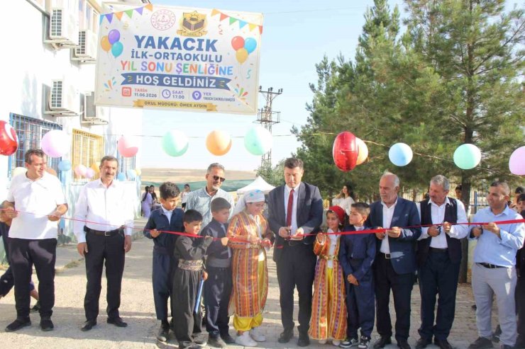 Cizre Yakacık İlk ve Ortaokulunda yıl sonu şenliği