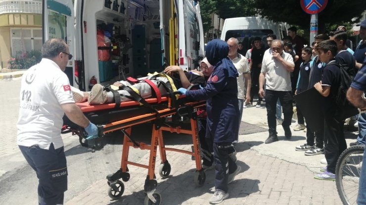 Isparta’da otomobil ile motosiklet çarpıştı: 1 yaralı