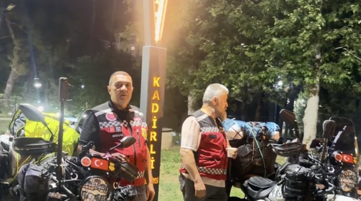 Osmaniye’den Moğolistan’a 15 bin kilometrelik motosiklet yolculuğu