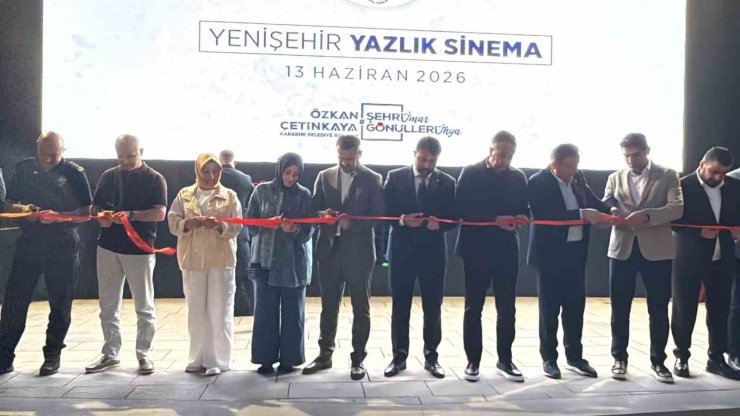Yenişehir Yazlık Sineması 13 yıl sonra törenle açıldı