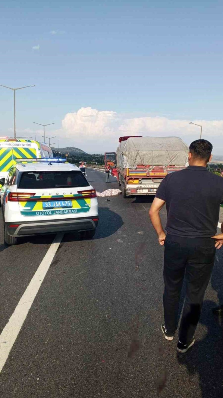 Tarsus’ta trafik kazası: 1 ölü