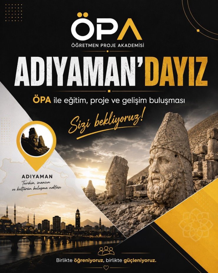 Yapay zeka destekli proje eğitimi Adıyaman’da yapılacak