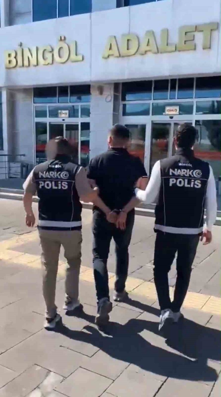 Bingöl’de uyuşturucu taciri tutuklandı