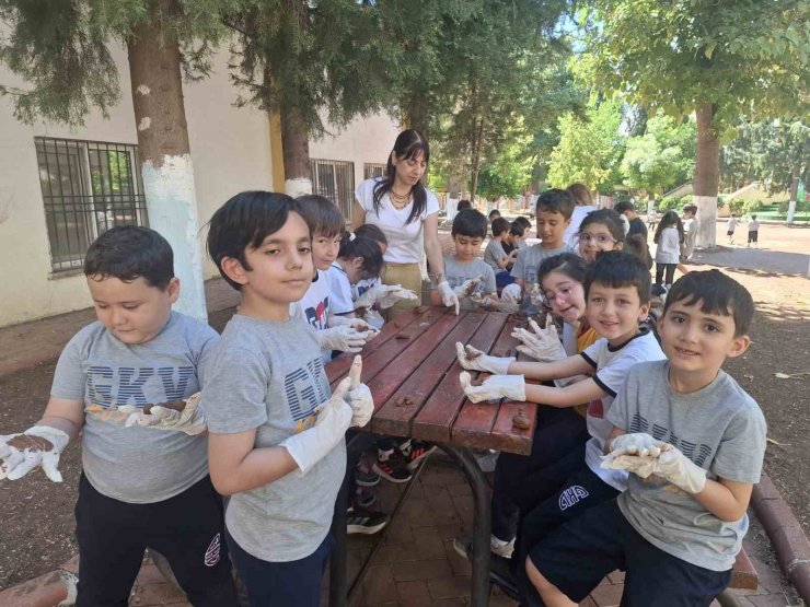 Doğa dostu GKV’li miniklerden tabiata dokunuş