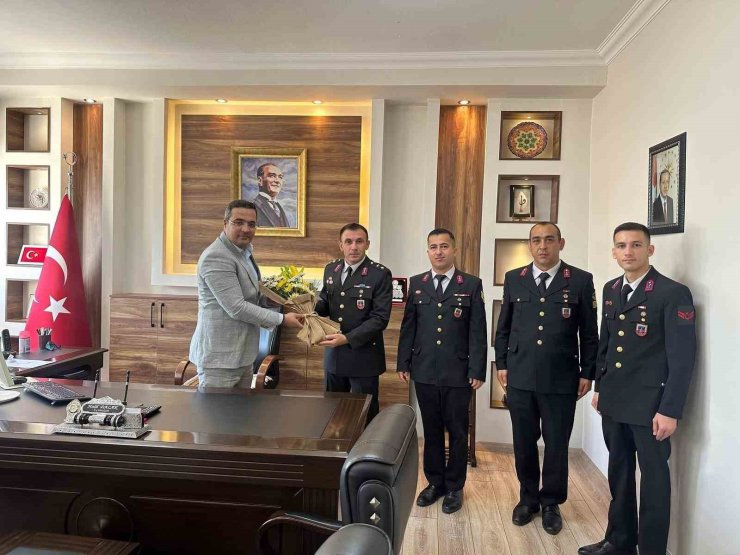 Kaymakam Dalak’tan jandarmaya tebrik ve teşekkür