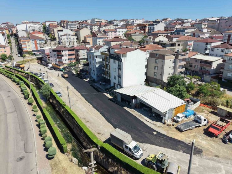 Gebze’de 3 mahalleye toplam 850 metre yeni imar yolu yapıldı