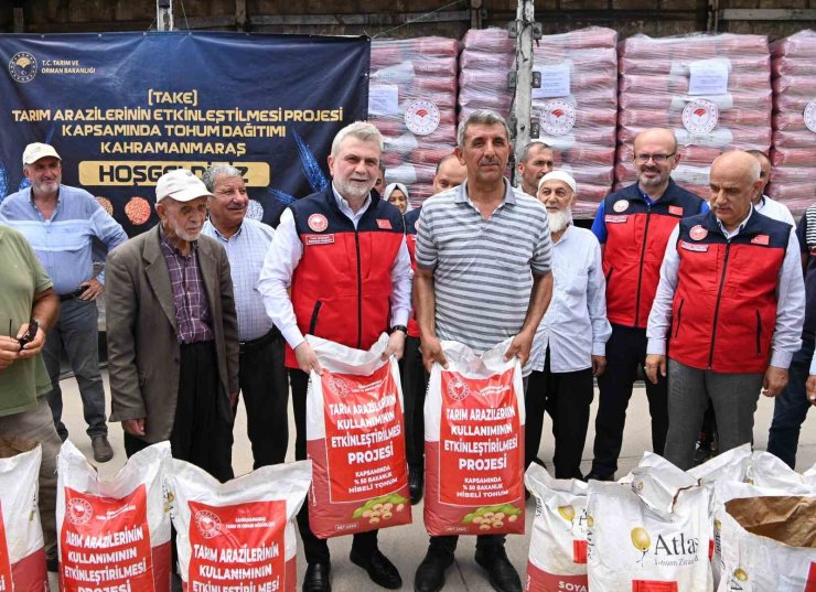 Kahramanmaraş’ta üreticilere 47 ton soya tohumu