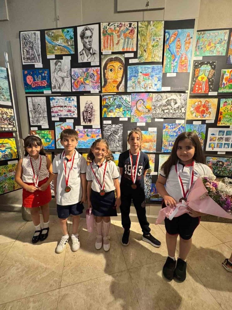 GKV Özel İlkokulu’ndan uluslararası sanat zaferi
