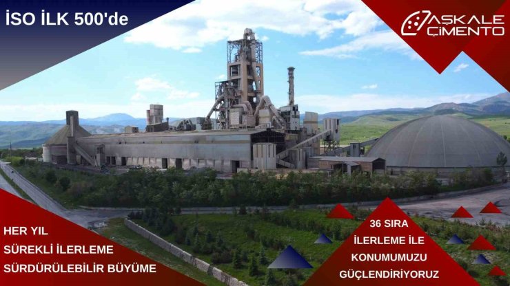 Aşkale Çimento rekor tazeledi: İSO 500’de 36 basamak yukarı çıktı