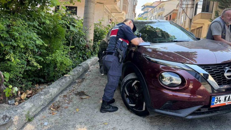 Geri kayan otomobil ağaca çarpı: 3 yaralı