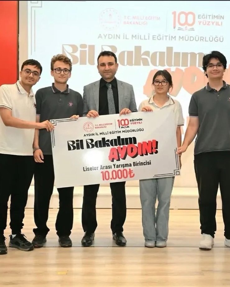 Aydın Fen Lisesi il birincisi oldu