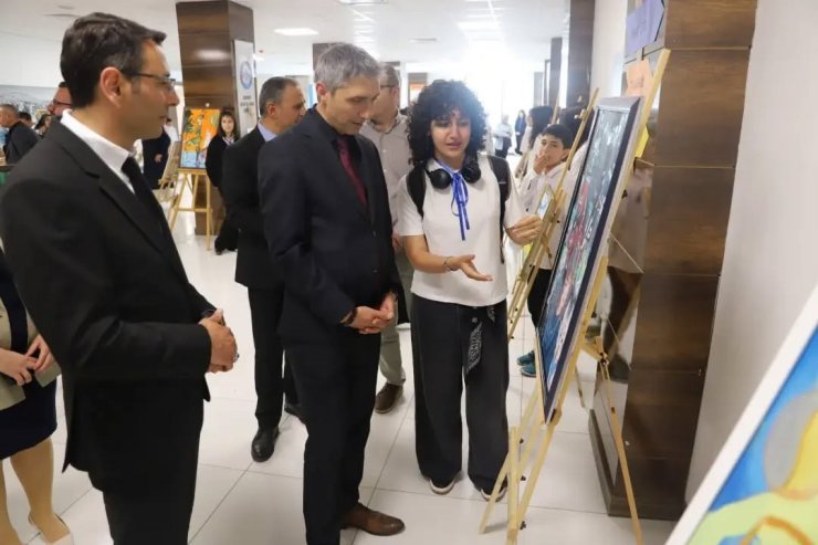 Bayburt BİLSEM öğrencilerinden yıl sonu sergisi