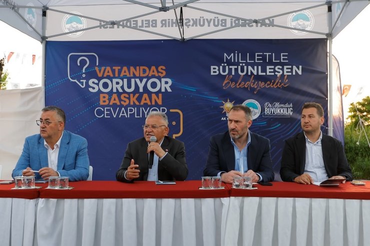 Başkan Büyükkılıç’tan halkla akşam buluşması