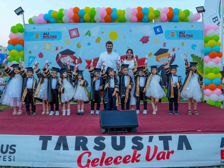 Tarsus Belediyesi kreşlerinde mezuniyet coşkusu