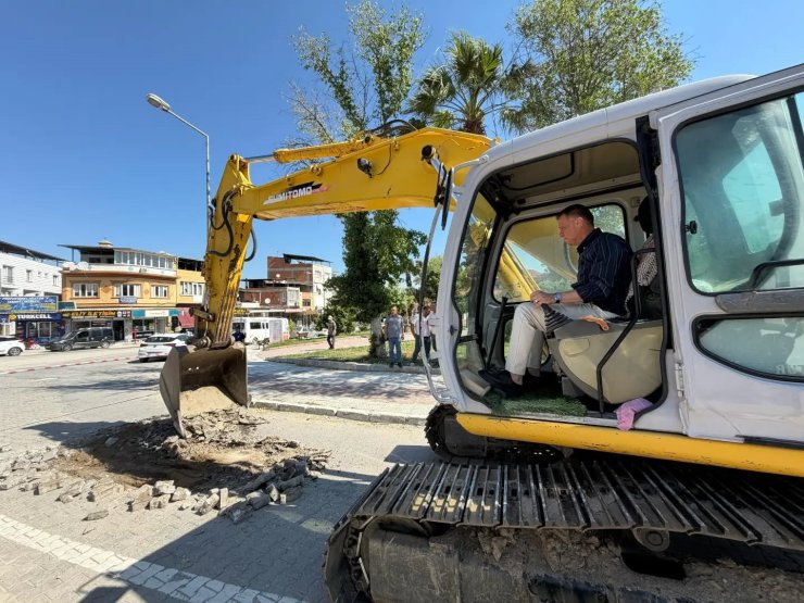 Yenipazar yollarında sıcak asfalt çalışması başladı