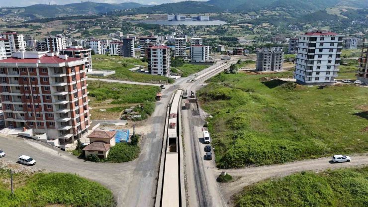Samsun’un 5 ilçesinde ulaşım yatırımları sürüyor