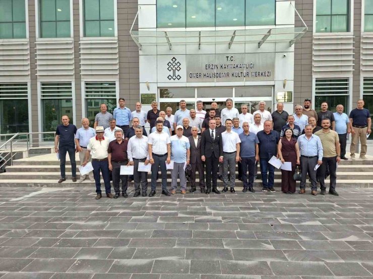 Kaymakam Özaydın, Erzin’e veda etti