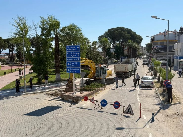 Yenipazar’da asfalt çalışmaları sürüyor