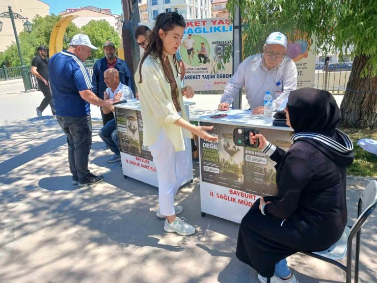 Bayburt’ta hareket yaşı taramaları sürüyor