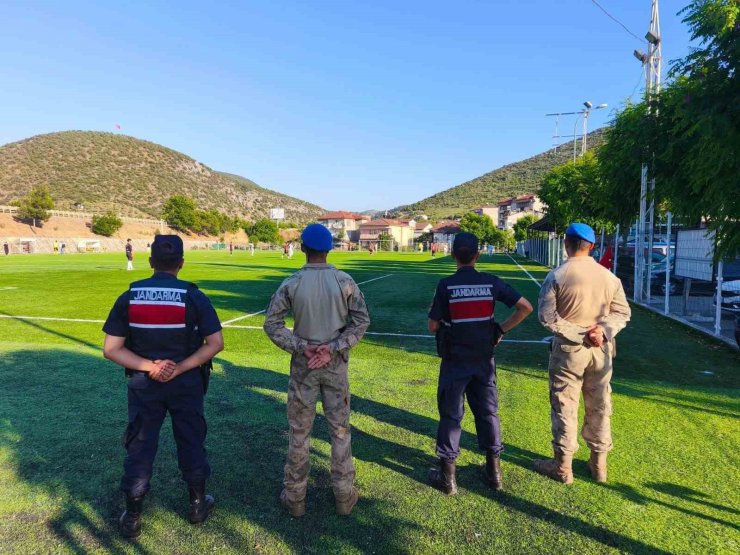 Futbol müsabakalarında jandarmadan üst düzey tedbir