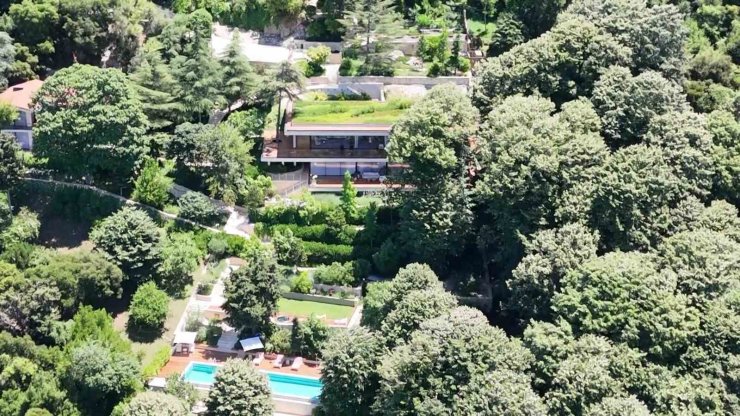 Rus oligarkın Üsküdar’daki villasında tadilat bitti: Son hali havadan görüntülendi