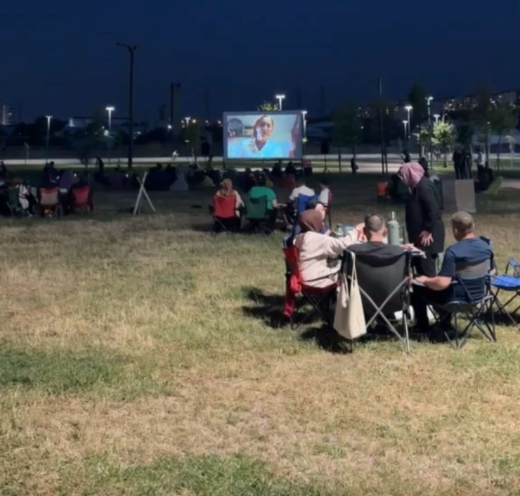 Sincan Park’ta yaz etkinlikleri açık hava sinemasıyla başladı